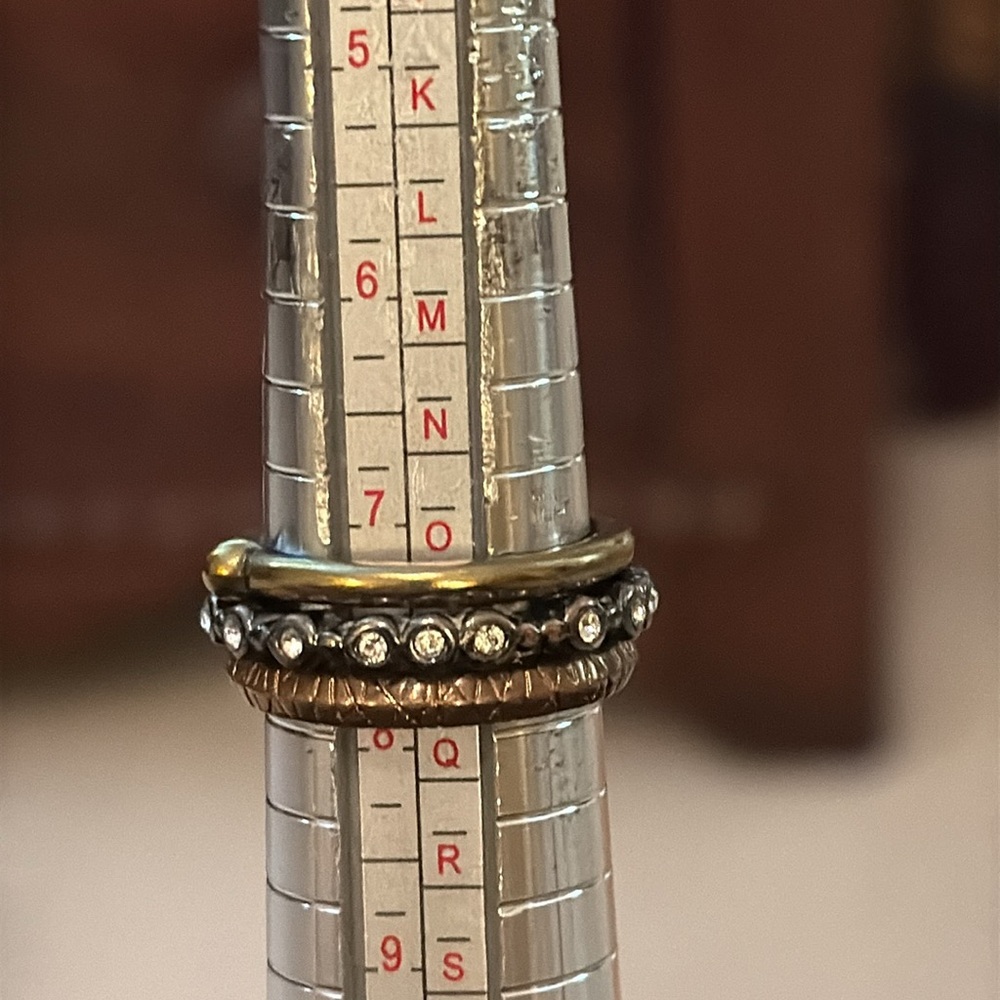Silpada K&R Destination Stackable Mixed Metal Rin… - image 2